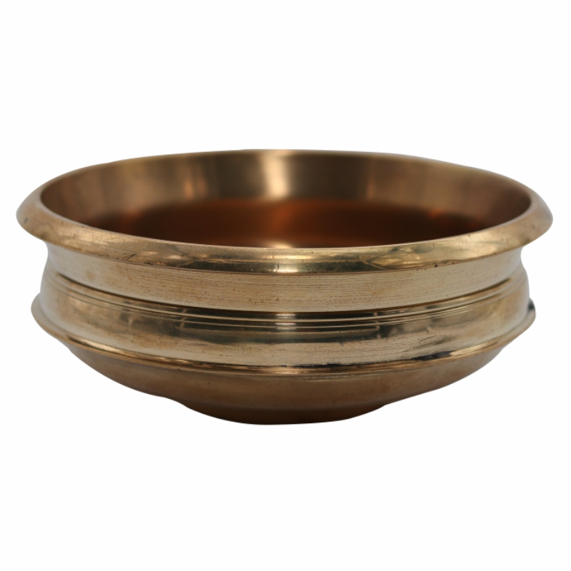 Bronze Polished Uruli - 12 Dia Product Code - ENS-041